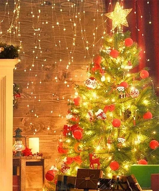 Cortina de LED 3 x 3 m com 300 luzes e 8 efeitos, foto 2