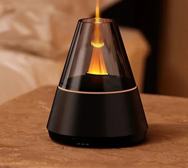 Umidificador e difusor de aromas com efeito chama em 7 cores, foto 3
