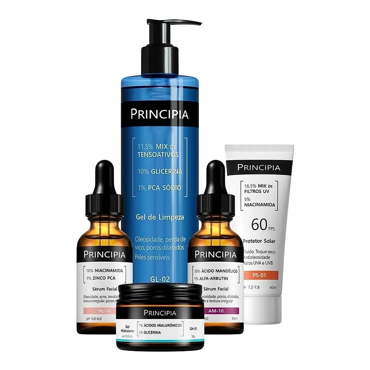Kit Principia Anti-Manchas Avançado com 5 produtos e protetor solar FPS 60